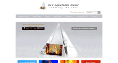 Desktop Screenshot of newequationsmusic.com